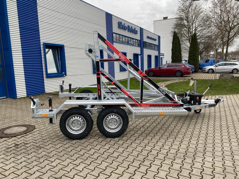 Remolque portabobinas Vermietung / Kabelanhänger 3500KG E-Winde / Nutzlast 2749KG / Kabeltrommel-Anhänger / Glasfaser / 1 Woche: foto 6 Remolque portabobinas Vermietung / Kabelanhänger 3500KG E-Winde / Nutzlast 2749KG / Kabeltrommel-Anhänger / Glasfaser / 1 Woche: foto 6