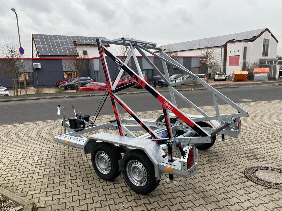 Remolque portabobinas Vermietung / Kabelanhänger 3500KG E-Winde / Nutzlast 2749KG / Kabeltrommel-Anhänger / Glasfaser / 1 Woche: foto 13 Remolque portabobinas Vermietung / Kabelanhänger 3500KG E-Winde / Nutzlast 2749KG / Kabeltrommel-Anhänger / Glasfaser / 1 Woche: foto 13