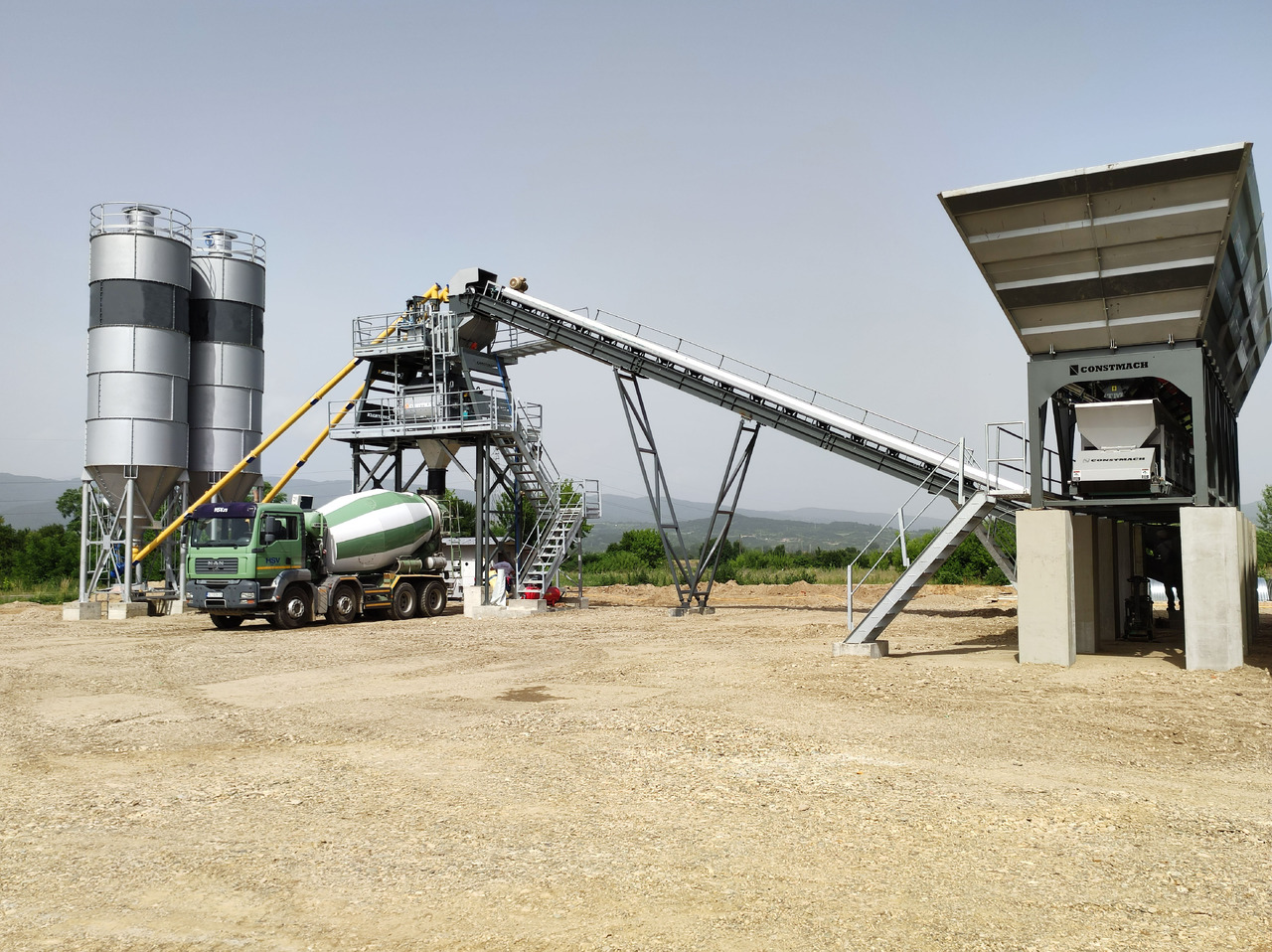 Constmach 160 m³/h Stationary Concrete Batching Plant - Planta de hormigón: foto 1 Constmach 160 m³/h Stationary Concrete Batching Plant - Planta de hormigón: foto 1