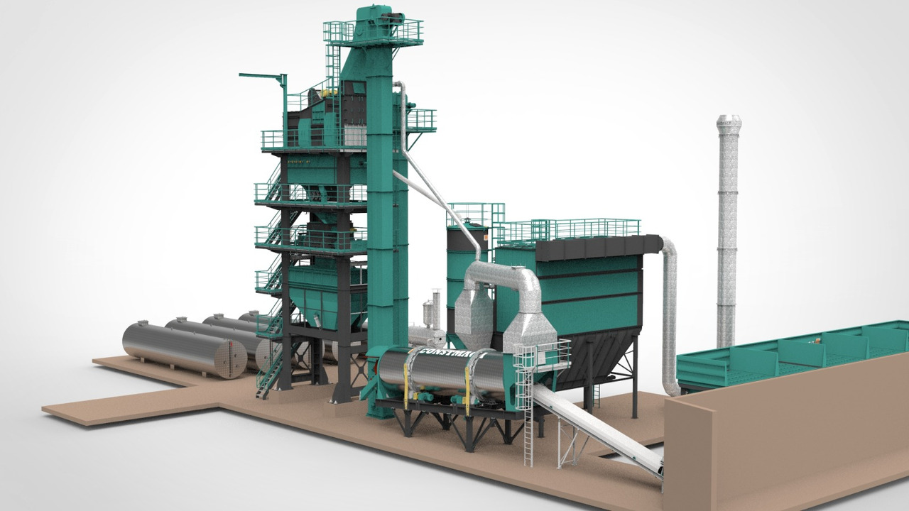 Constmach Stationäre Asphaltanlage wird auf Lager geliefert. - Planta de asfalto: foto 2 Constmach Stationäre Asphaltanlage wird auf Lager geliefert. - Planta de asfalto: foto 2