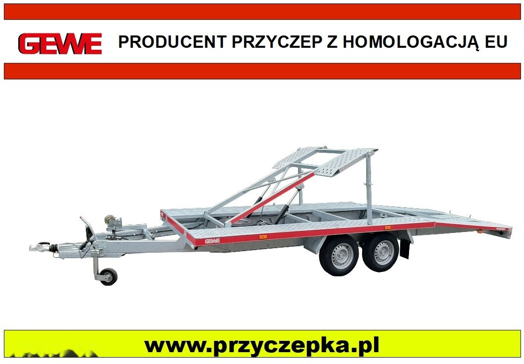 Gewe Laweta piętrowa, hydrauliczna, L3500 F/1 - Portavehículos remolque: foto 1 Gewe Laweta piętrowa, hydrauliczna, L3500 F/1 - Portavehículos remolque: foto 1