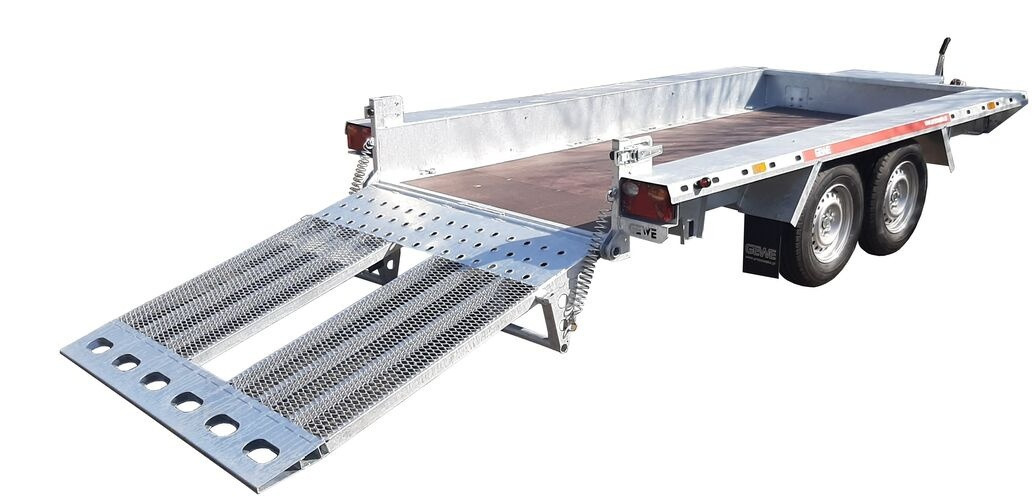 Gewe P3500 E/1 Przyczepa pod minikoparkę 3,5x1,6m SUPER MOCNA! - Remolque porta maquinaria: foto 4 Gewe P3500 E/1 Przyczepa pod minikoparkę 3,5x1,6m SUPER MOCNA! - Remolque porta maquinaria: foto 4