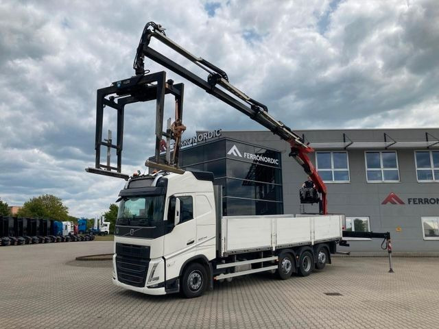 Volvo FH460 8x2 TRIDEM VLA&NLA gelenkt*FASSI F215AS.24 - Camión caja abierta, Camión grúa: foto 1 Volvo FH460 8x2 TRIDEM VLA&NLA gelenkt*FASSI F215AS.24 - Camión caja abierta, Camión grúa: foto 1