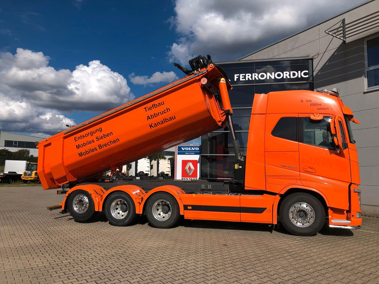 Volvo FH460 8x4 Tridem*Lift+LenkAchse*ALU*AHK*VollLuft - Volquete camión: foto 1 Volvo FH460 8x4 Tridem*Lift+LenkAchse*ALU*AHK*VollLuft - Volquete camión: foto 1