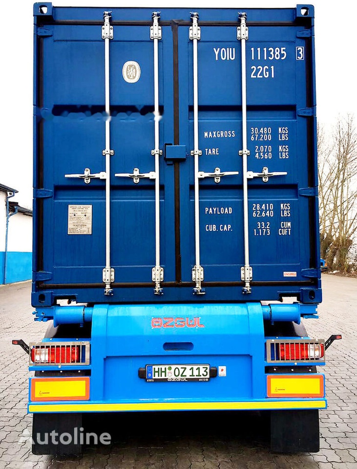 Volquete semirremolque nuevo Özgül 20 FT TIPPING CONTAINER CHASSIS: foto 10