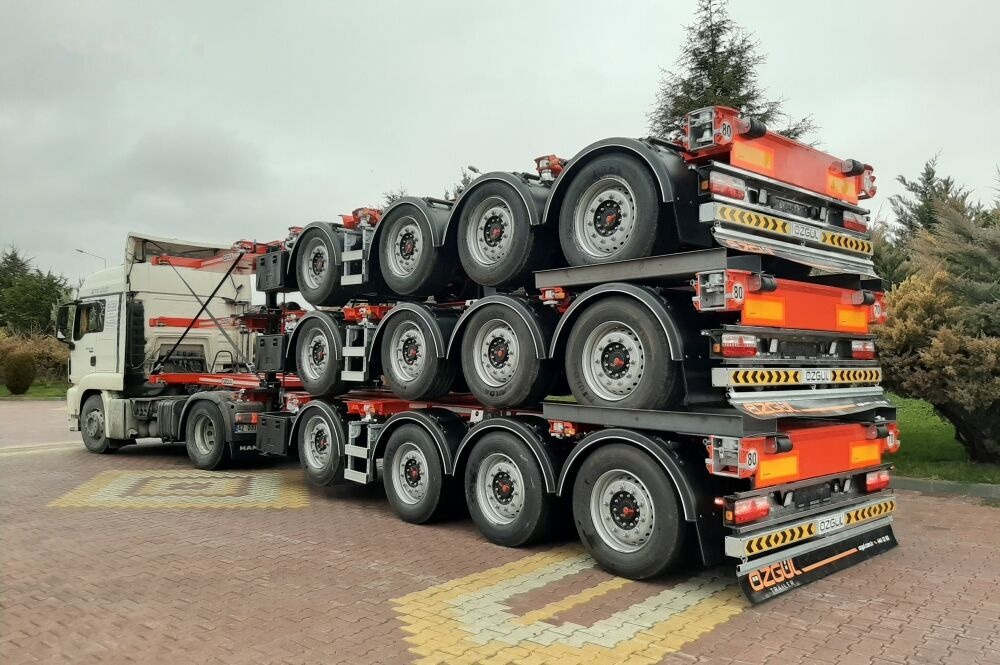 Portacontenedore/ Intercambiable semirremolque para transporte de contenedores nuevo Özgül 4 AXLE HIGH CUBE CONTAINER CARRIER: foto 6