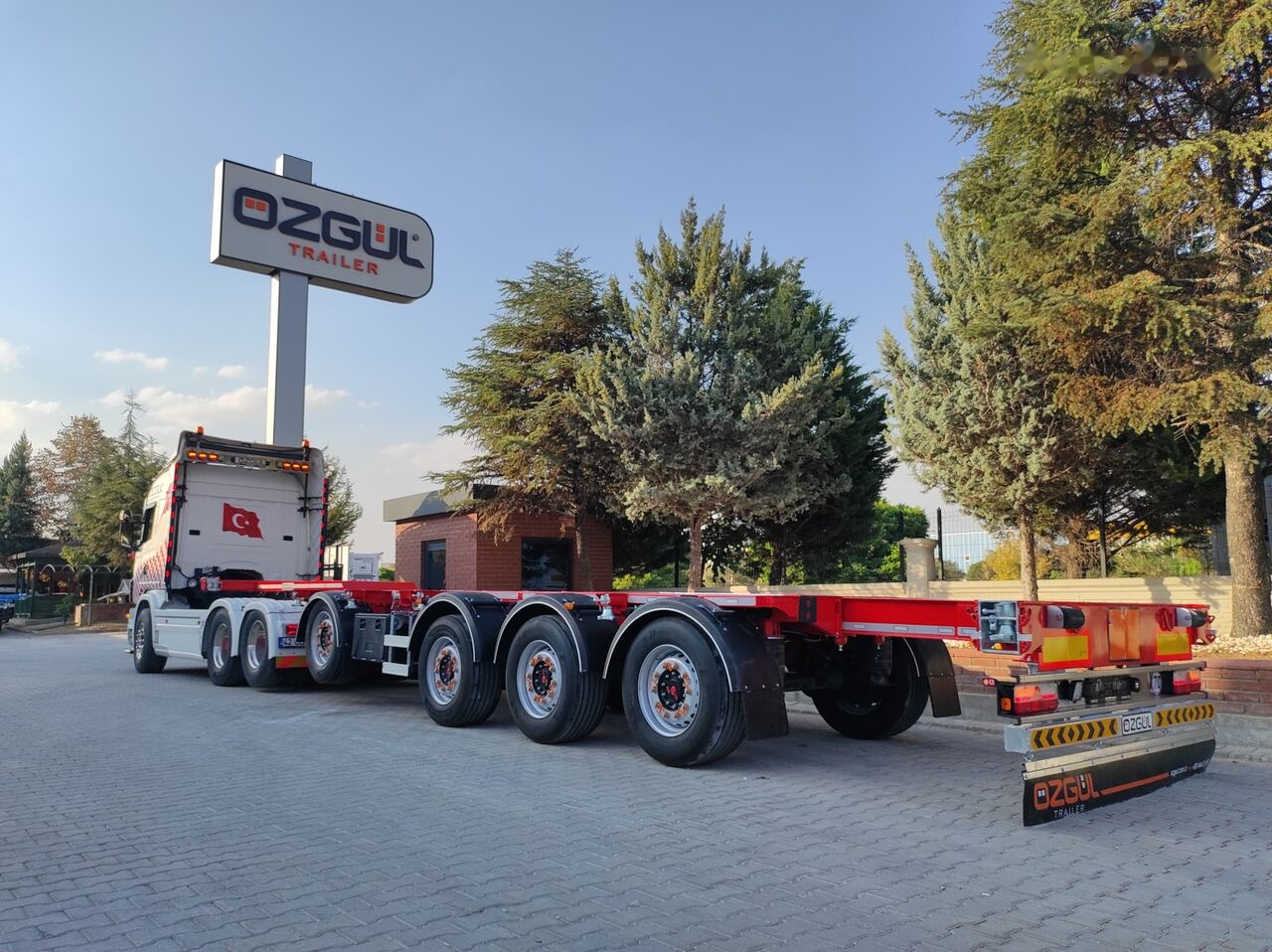 Portacontenedore/ Intercambiable semirremolque para transporte de contenedores nuevo Özgül 4 AXLE HIGH CUBE CONTAINER CARRIER: foto 10