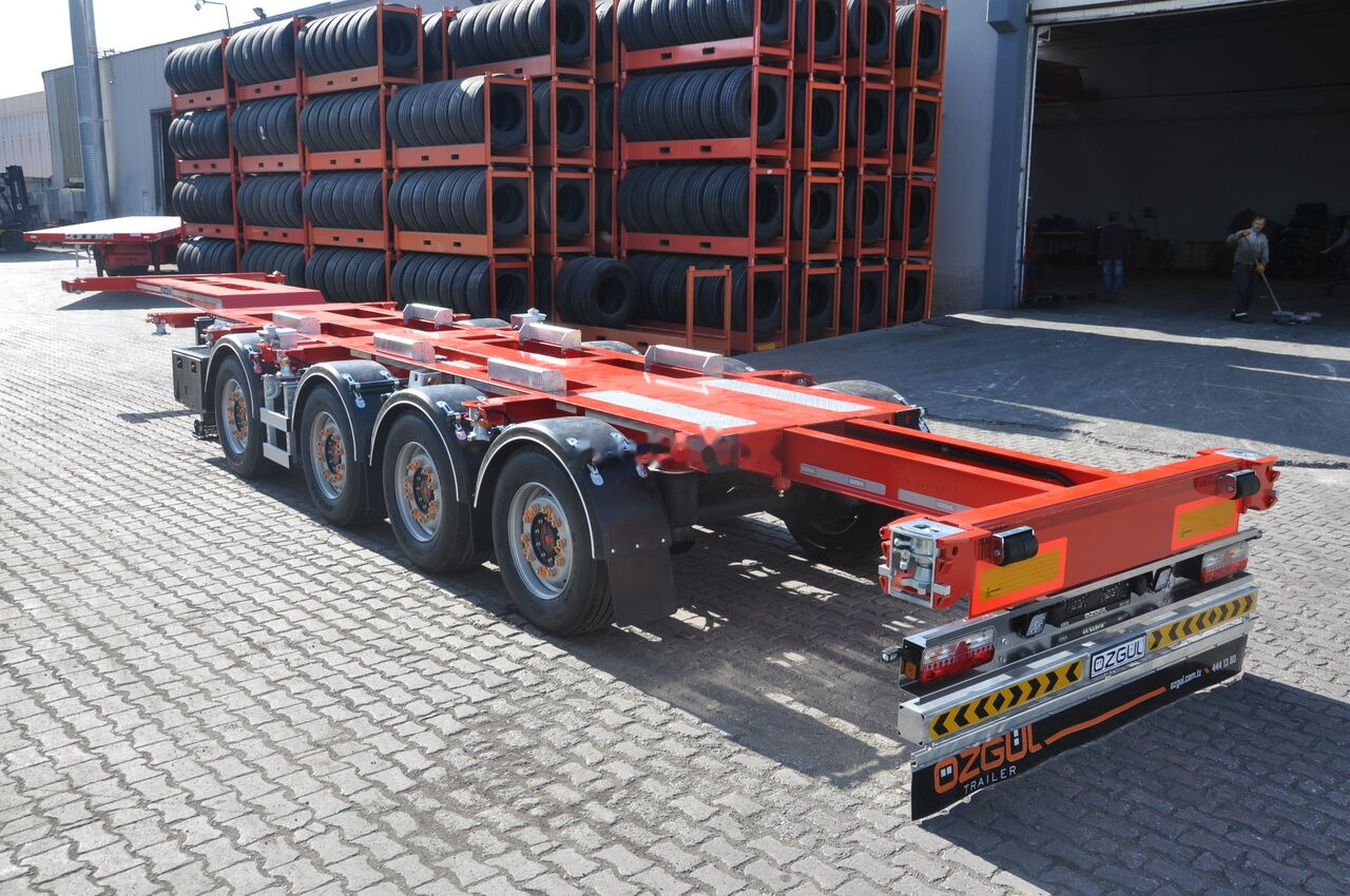 Portacontenedore/ Intercambiable semirremolque para transporte de contenedores nuevo Özgül 4 AXLE HIGH CUBE CONTAINER CARRIER: foto 8