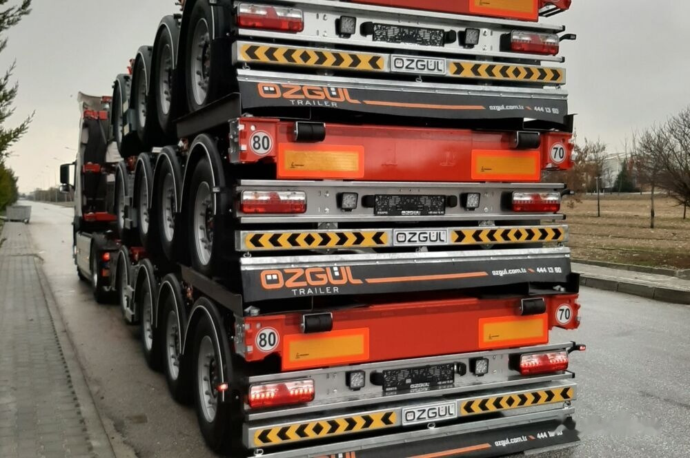 Portacontenedore/ Intercambiable semirremolque para transporte de contenedores nuevo Özgül 4 AXLE HIGH CUBE CONTAINER CARRIER: foto 16