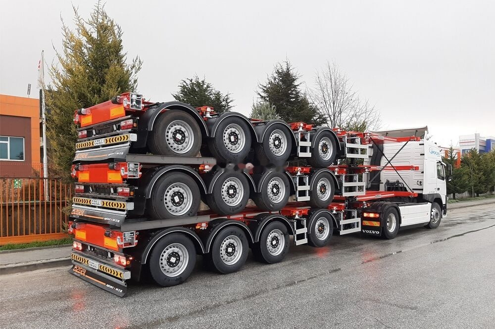 Portacontenedore/ Intercambiable semirremolque para transporte de contenedores nuevo Özgül 4 AXLE HIGH CUBE CONTAINER CARRIER: foto 12