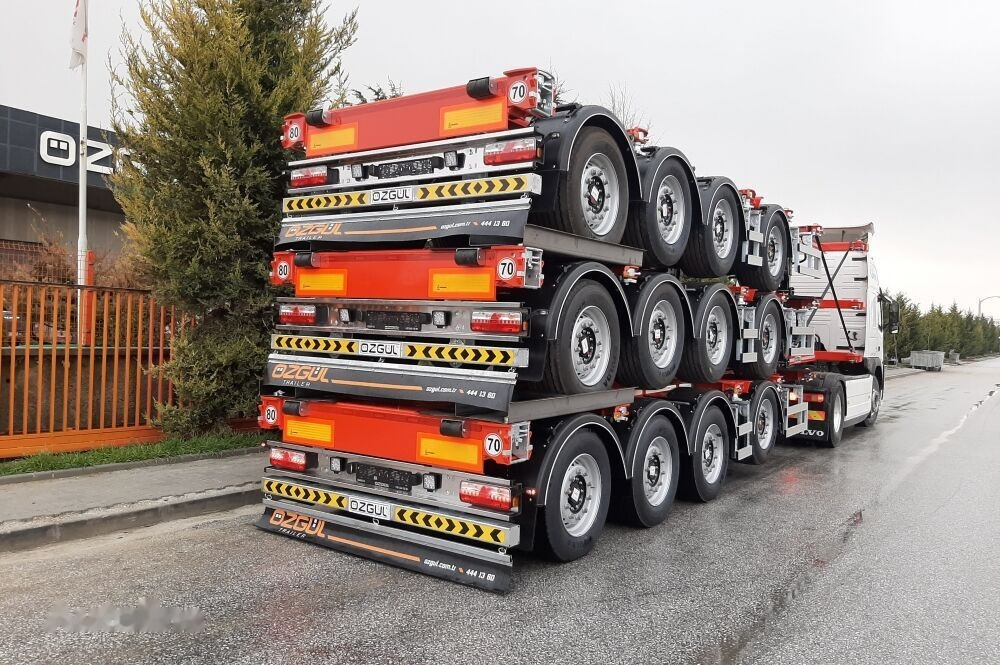 Portacontenedore/ Intercambiable semirremolque para transporte de contenedores nuevo Özgül 4 AXLE HIGH CUBE CONTAINER CARRIER: foto 21