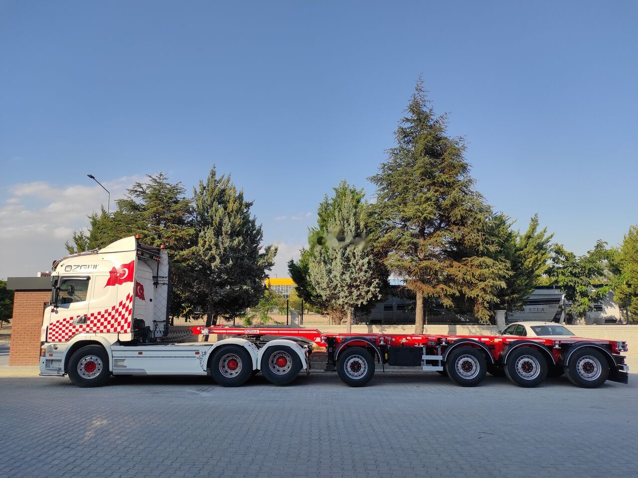 Portacontenedore/ Intercambiable semirremolque para transporte de contenedores nuevo Özgül 4 AXLE HIGH CUBE CONTAINER CARRIER: foto 19