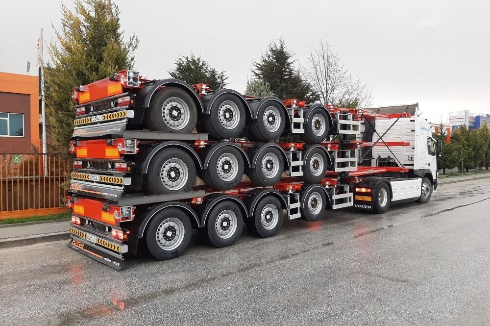 Portacontenedore/ Intercambiable semirremolque para transporte de contenedores nuevo Özgül 4 AXLE HIGH CUBE CONTAINER CARRIER: foto 14