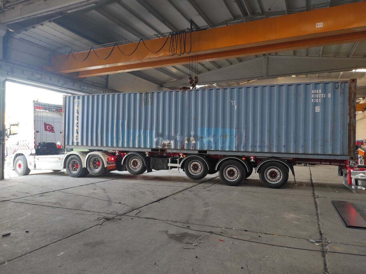 Portacontenedore/ Intercambiable semirremolque para transporte de contenedores nuevo Özgül 4 AXLE HIGH CUBE CONTAINER CARRIER: foto 15