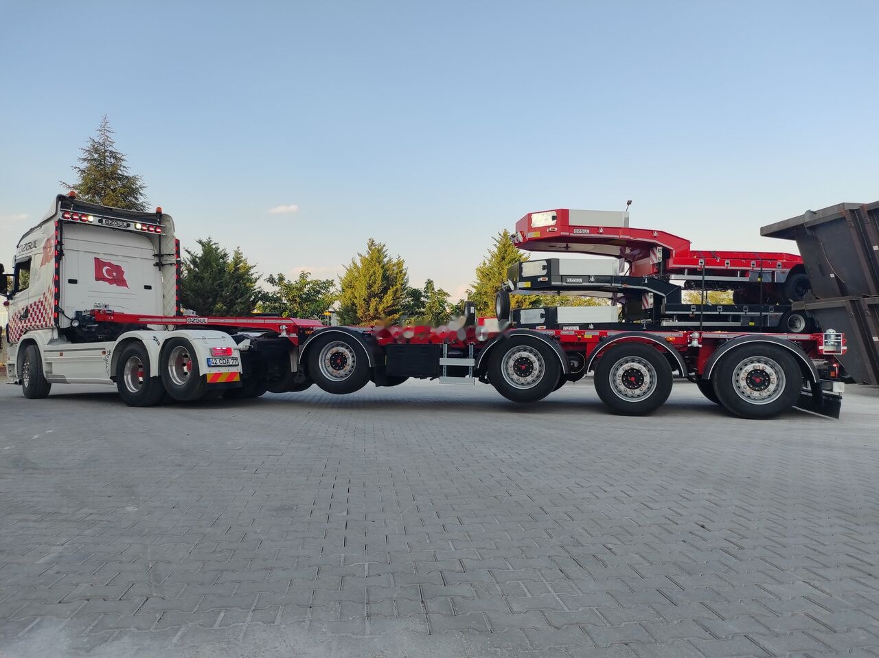 Portacontenedore/ Intercambiable semirremolque para transporte de contenedores nuevo Özgül 4 AXLE HIGH CUBE CONTAINER CARRIER: foto 20