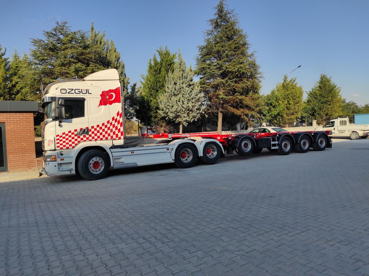 Portacontenedore/ Intercambiable semirremolque para transporte de contenedores nuevo Özgül 4 AXLE HIGH CUBE CONTAINER CARRIER: foto 13