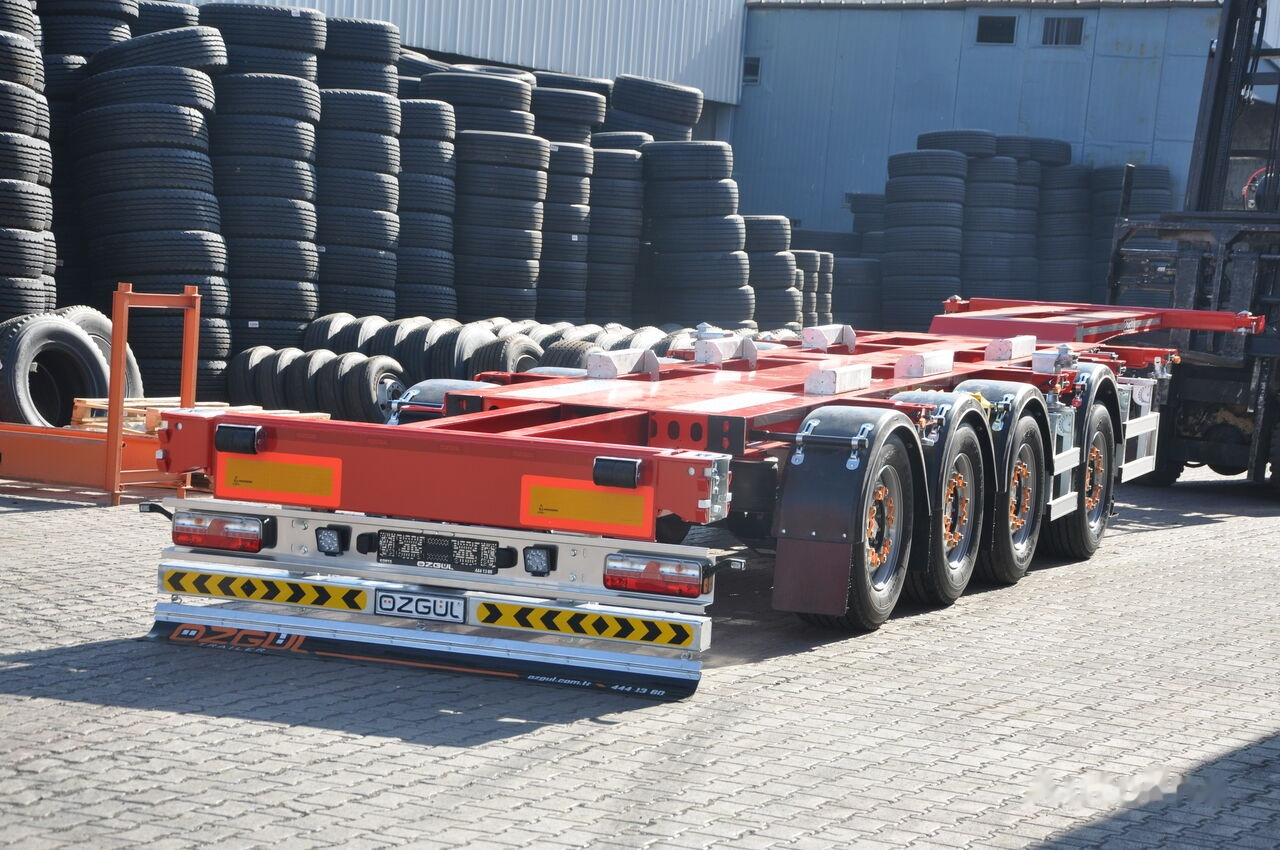 Portacontenedore/ Intercambiable semirremolque para transporte de contenedores nuevo Özgül 4 AXLE HIGH CUBE CONTAINER CARRIER: foto 7