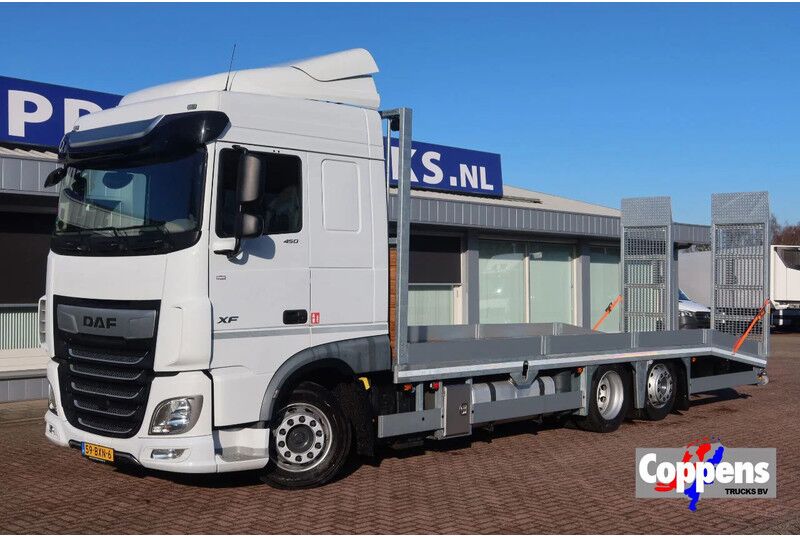 DAF XF 450 6x2 Oprijwagen vloerhoogte 100 cm + 2x bed + lift as - Portavehículos camión: foto 1 DAF XF 450 6x2 Oprijwagen vloerhoogte 100 cm + 2x bed + lift as - Portavehículos camión: foto 1