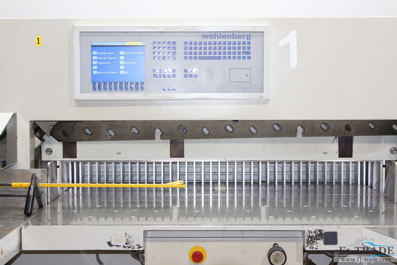Wohlenberg 137 CUT-Tec - Máquina de corte de papel: foto 4 Wohlenberg 137 CUT-Tec - Máquina de corte de papel: foto 4