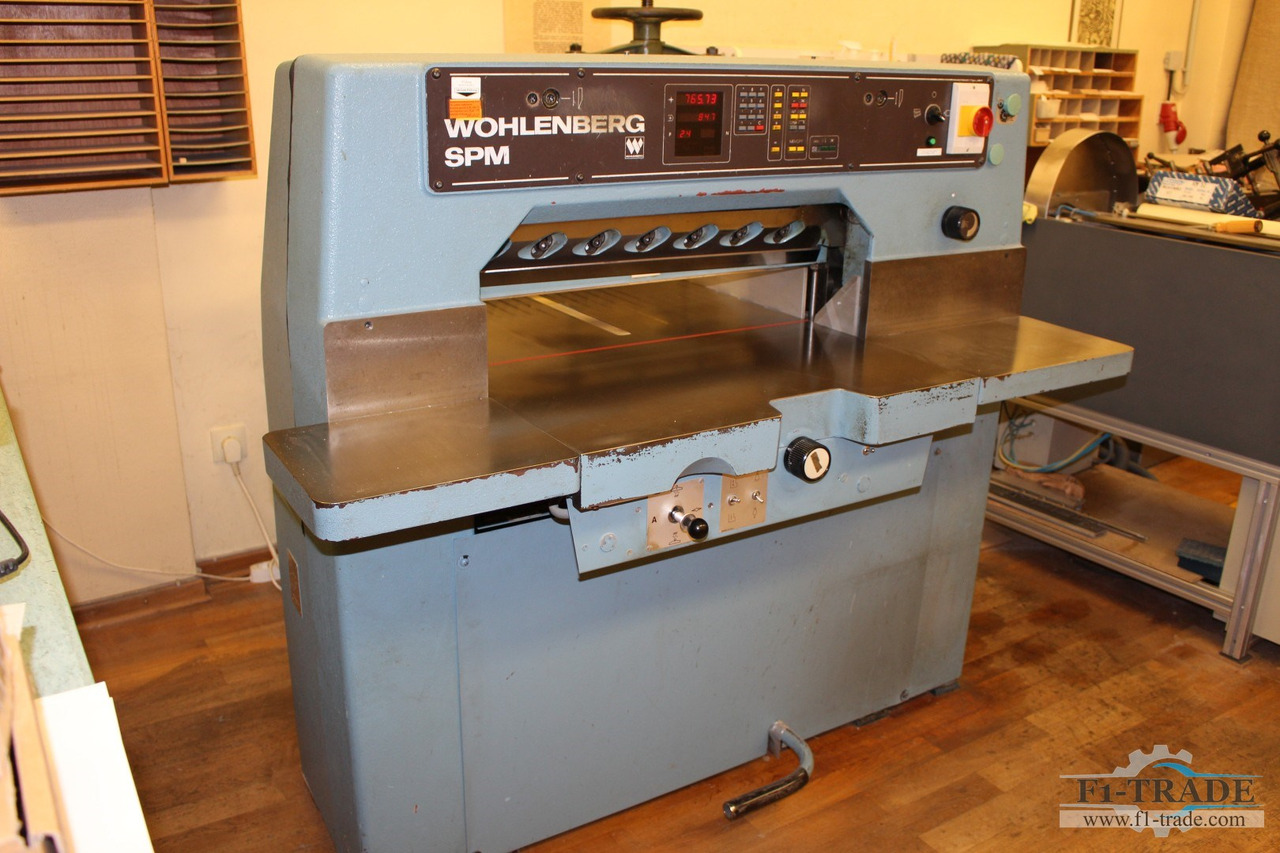Wohlenberg 76 SPM - Máquina de corte de papel: foto 2 Wohlenberg 76 SPM - Máquina de corte de papel: foto 2
