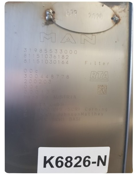 Katalysator MAN TGX Euro 6 - 81151036182 81151036192 81151036223 - Convertidor catalítico para Camión: foto 4 Katalysator MAN TGX Euro 6 - 81151036182 81151036192 81151036223 - Convertidor catalítico para Camión: foto 4