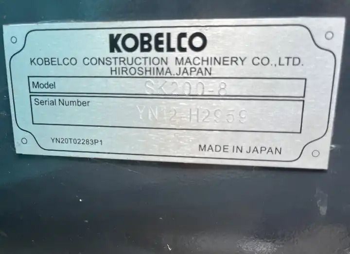 20t Used Kobelco Excavator Sk200-8 Sk200 210-8,Kobelco Sk140 Sk200 Sk210 Excavators In Shanghai - Excavadora de cadenas: foto 5 20t Used Kobelco Excavator Sk200-8 Sk200 210-8,Kobelco Sk140 Sk200 Sk210 Excavators In Shanghai - Excavadora de cadenas: foto 5