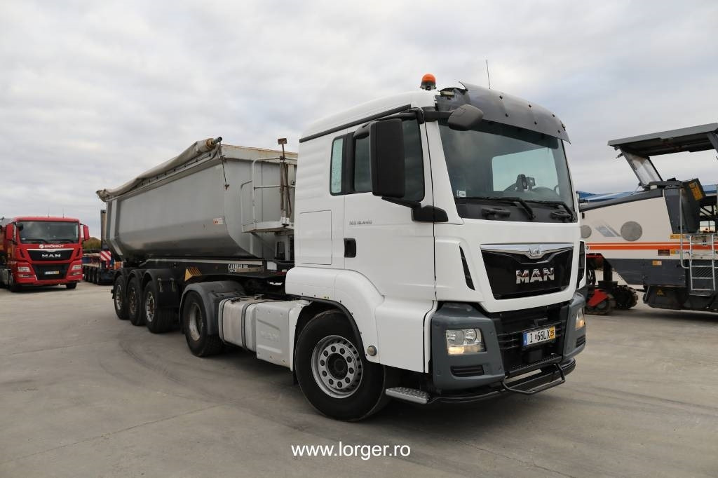 Cabeza tractora MAN TGS 18.440 4x2 + Carnehl CHKS/HH Tipper Trailer: foto 15