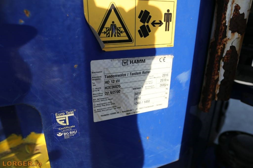 Apisonadora de asfalto Hamm HD 12 VV: foto 10 Apisonadora de asfalto Hamm HD 12 VV: foto 10