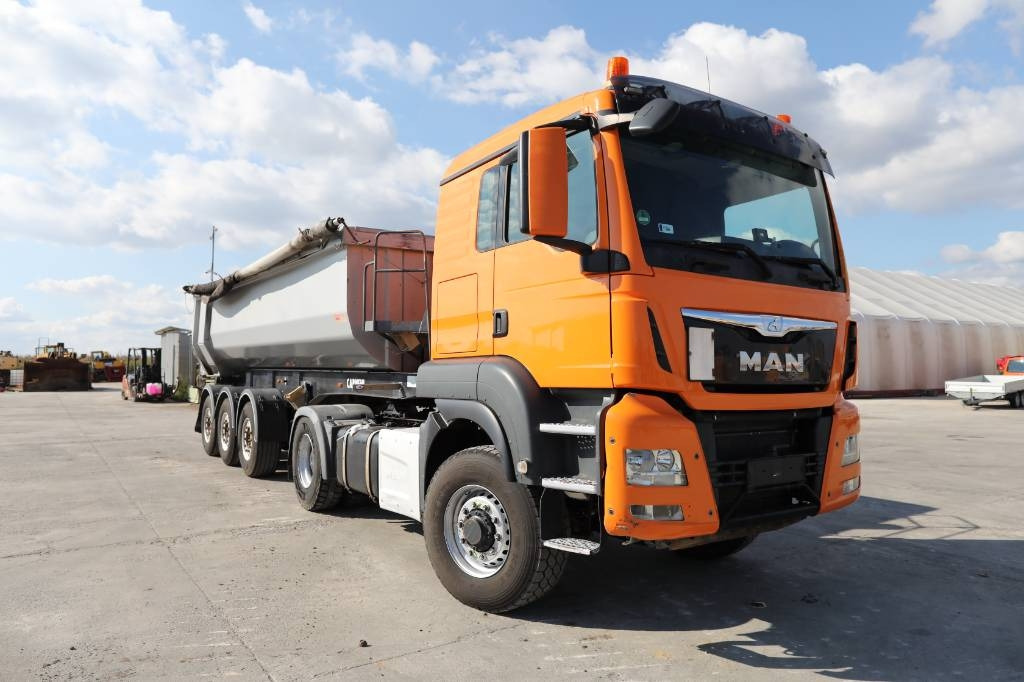 MAN TGS 18.480 4x4 Truck + Carnehl CHKS/AH Aluminium T - Volquete camión: foto 1 MAN TGS 18.480 4x4 Truck + Carnehl CHKS/AH Aluminium T - Volquete camión: foto 1