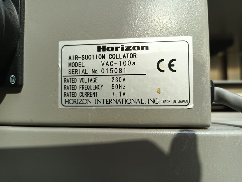 Horizon VAC-100a - Máquina de impresión: foto 5 Horizon VAC-100a - Máquina de impresión: foto 5