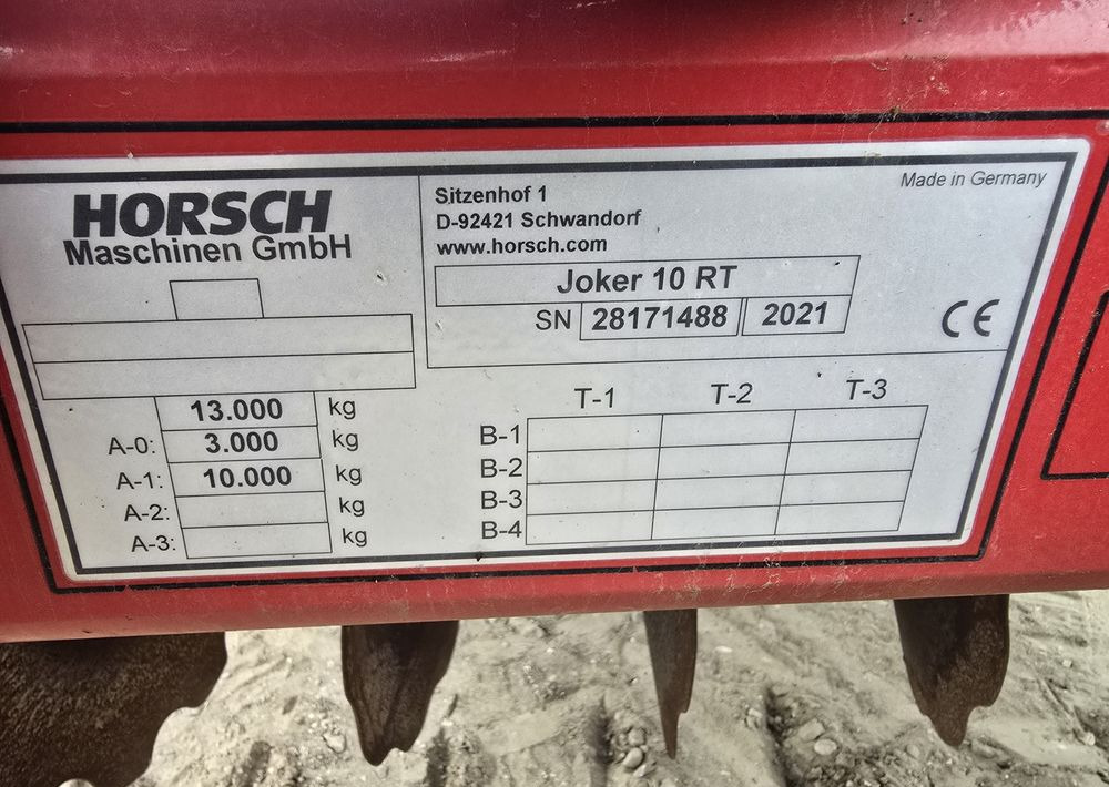 Horsch Jocker 10RT - Rastras: foto 5 Horsch Jocker 10RT - Rastras: foto 5