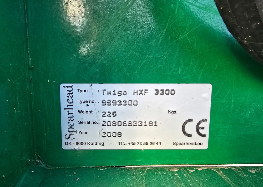 Spearhead Twiga HXF 3300 - Implemento para Maquinaria agrícola: foto 4 Spearhead Twiga HXF 3300 - Implemento para Maquinaria agrícola: foto 4