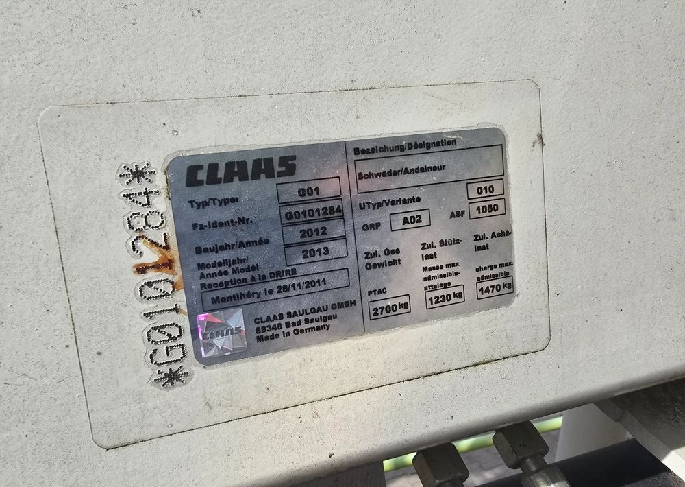 Otros Claas Liner 1750: foto 9 Otros Claas Liner 1750: foto 9