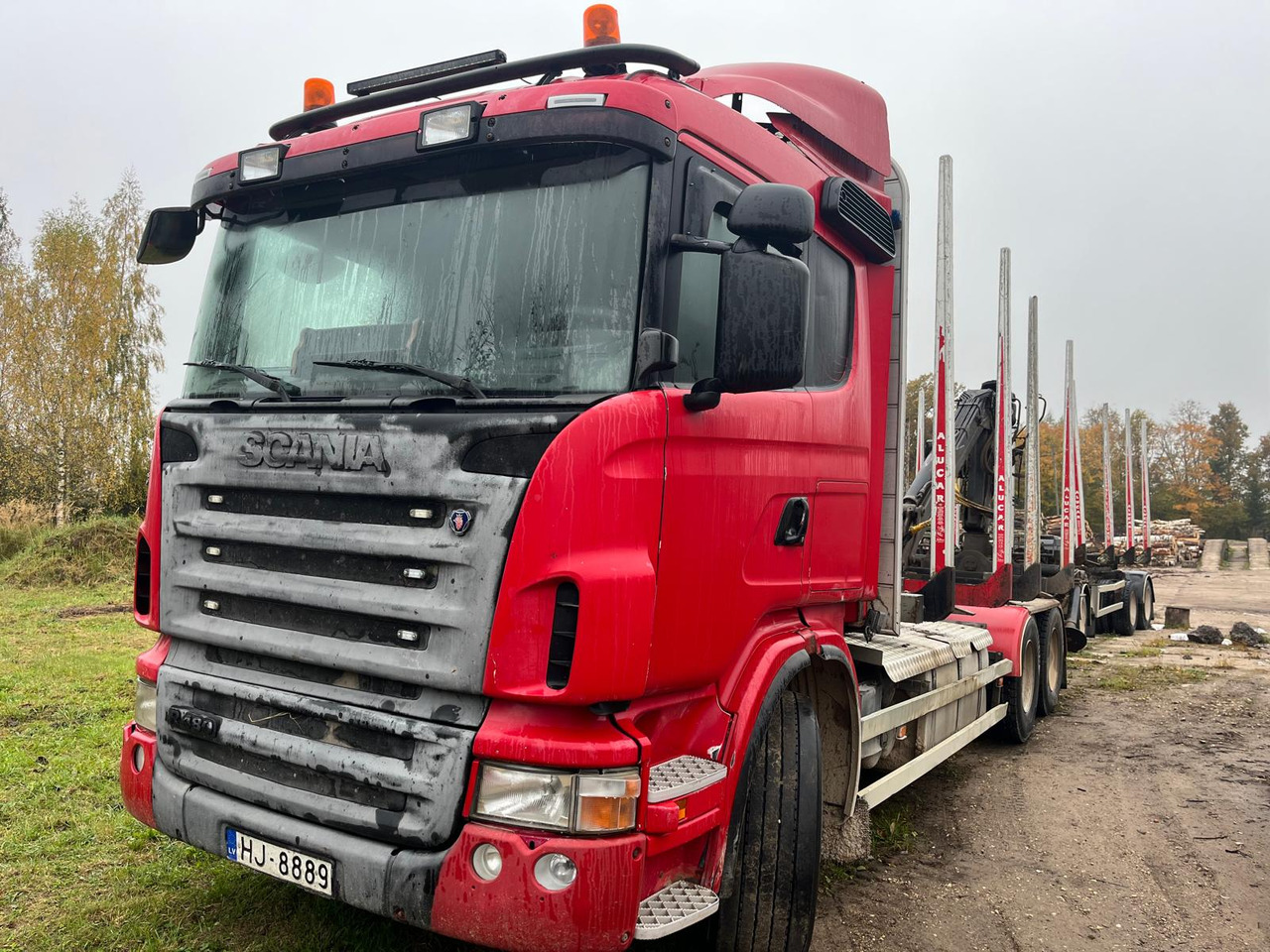 SCANIA R480 - Camión forestal, Camión grúa: foto 1 SCANIA R480 - Camión forestal, Camión grúa: foto 1
