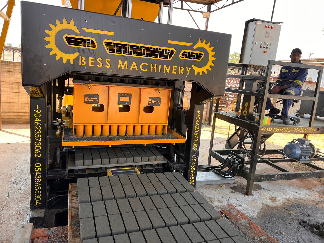 PRS-600 Semi-Automatic Concrete Block Machine - Máquina bloquera: foto 5 PRS-600 Semi-Automatic Concrete Block Machine - Máquina bloquera: foto 5
