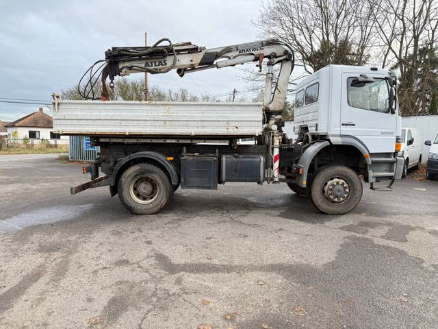 Mercedes-Benz Atego 1828 4x4 Kipper-Kran Atlas - Volquete camión, Camión grúa: foto 5 Mercedes-Benz Atego 1828 4x4 Kipper-Kran Atlas - Volquete camión, Camión grúa: foto 5