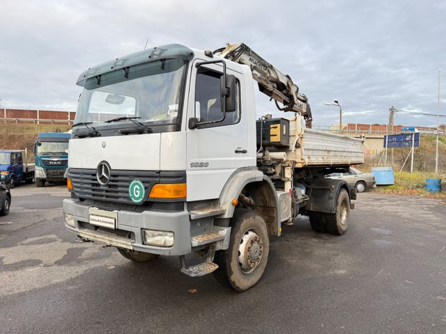 Mercedes-Benz Atego 1828 4x4 Kipper-Kran Atlas - Volquete camión, Camión grúa: foto 4 Mercedes-Benz Atego 1828 4x4 Kipper-Kran Atlas - Volquete camión, Camión grúa: foto 4