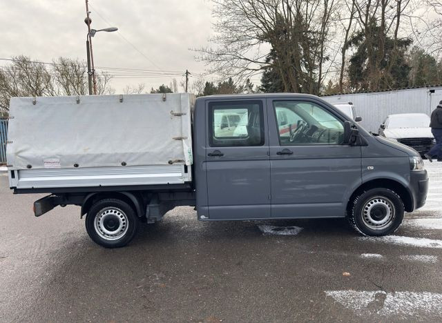 Volkswagen T5 Transporter Pritsche Pritsche Doppelkabine - Furgoneta con caja de lona: foto 3 Volkswagen T5 Transporter Pritsche Pritsche Doppelkabine - Furgoneta con caja de lona: foto 3