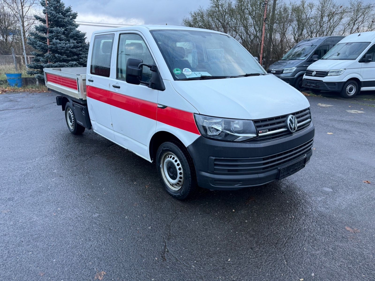 Volkswagen T6 Automatik Pritsche lang Doppelkabine - Caja abierta furgoneta: foto 1 Volkswagen T6 Automatik Pritsche lang Doppelkabine - Caja abierta furgoneta: foto 1