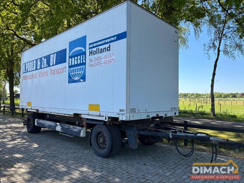 Krone AZ 2 stuks wisselsysteem aanhanger + BDF meubel gesloten laadbak NL voertuig. - Portacontenedore/ Intercambiable remolque: foto 1 Krone AZ 2 stuks wisselsysteem aanhanger + BDF meubel gesloten laadbak NL voertuig. - Portacontenedore/ Intercambiable remolque: foto 1