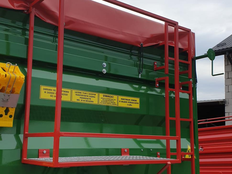 Remolque volquete agrícola nuevo Techmont Anhänger Tandemkipper / Trailer / Remorque / Rimorchio / Remolque tándem / Прицеп монолитный двухосный тандем / Przyczepa tandem PTTCW112 12 t: foto 26