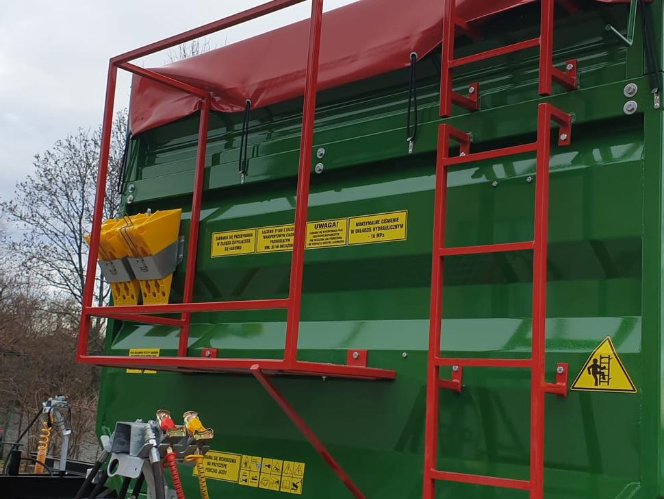 Remolque volquete agrícola nuevo Techmont Anhänger Tandemkipper / Trailer / Remorque / Rimorchio / Remolque tándem / Прицеп монолитный двухосный тандем / Przyczepa tandem PTTCW112 12 t: foto 22