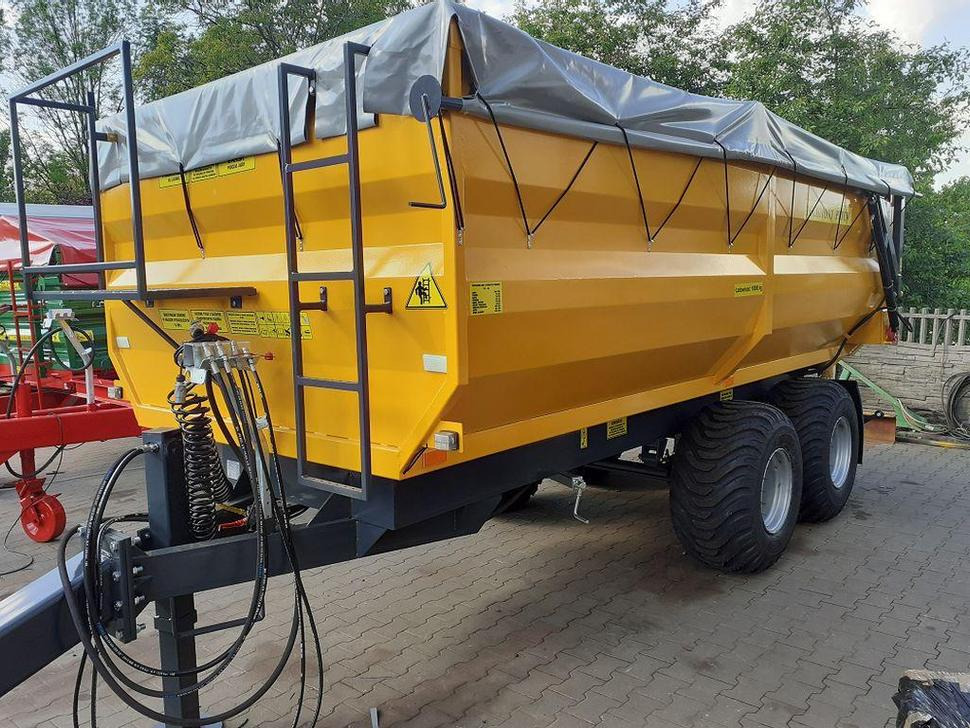Remolque volquete agrícola nuevo Techmont Anhänger Tandemkipper / Trailer / Remorque / Rimorchio / Remolque tándem / Прицеп монолитный двухосный тандем / Przyczepa tandem PTTCW112 12 t: foto 30