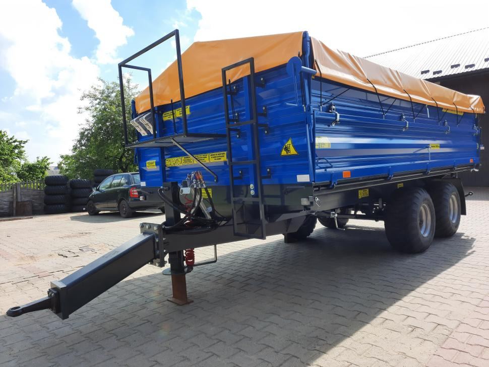Remolque volquete agrícola nuevo Techmont Anhänger / Trailer / Remorque / Rimorchio / Прицеп двухосный тандем / Przyczepa tandem PTTCW 310 10 t: foto 6