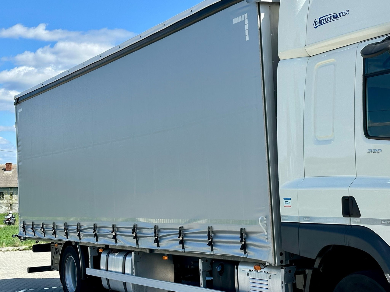 Camión lona DAF CF 320 / FIRANKA / 21 EUROPALET / SYPIALKA / AUTOMAT / KLIMA POSTOJOWA / 2021 ROK TO: foto 17