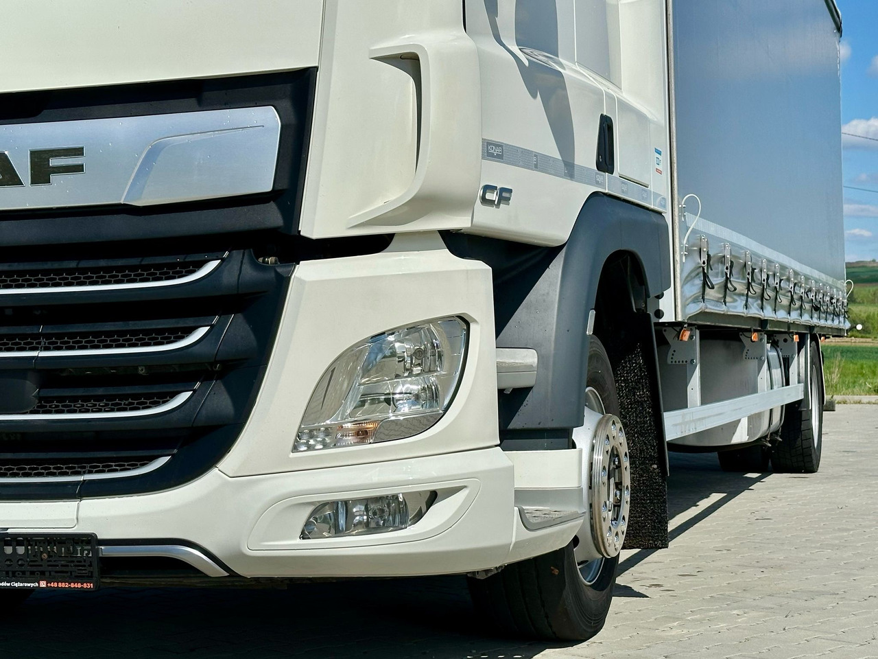Camión lona DAF CF 320 / FIRANKA / 21 EUROPALET / SYPIALKA / AUTOMAT / KLIMA POSTOJOWA / 2021 ROK TO: foto 8