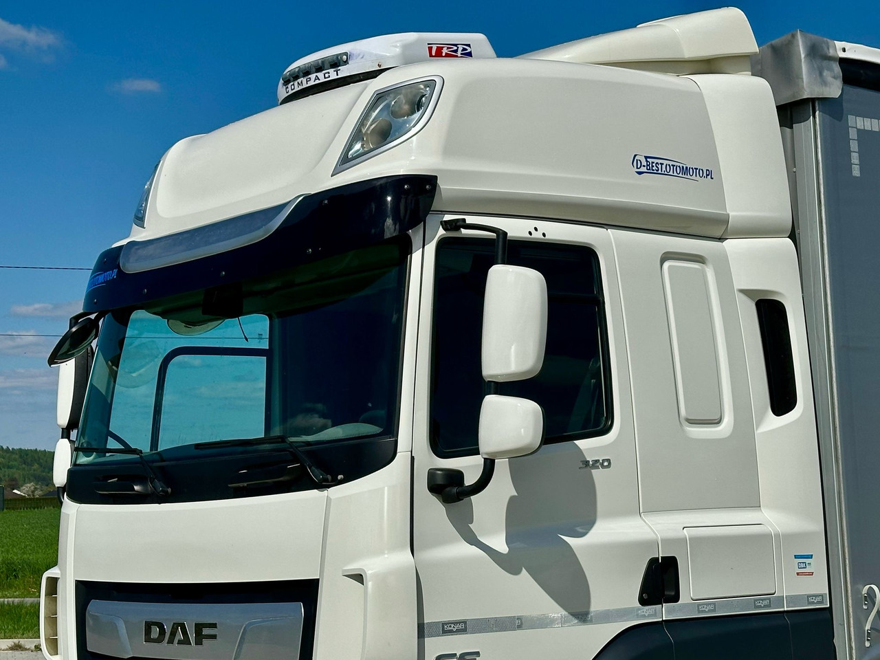 Camión lona DAF CF 320 / FIRANKA / 21 EUROPALET / SYPIALKA / AUTOMAT / KLIMA POSTOJOWA / 2021 ROK TO: foto 14
