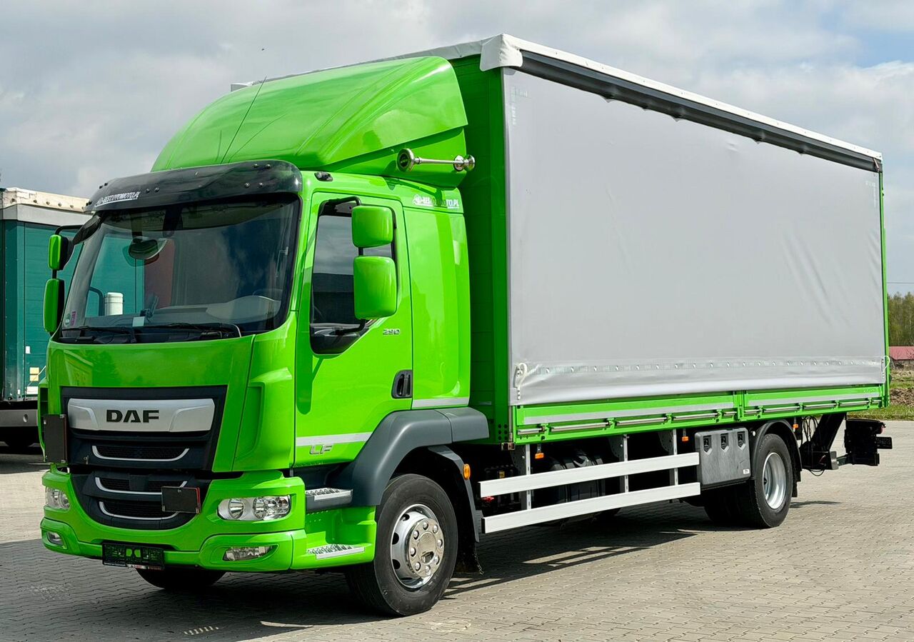 DAF LF 290 / BURTO - FIRANKA / WINDA / ŁADOWNOŚĆ 8572 KG / AUTOMAT / 280 TYŚ KM / 2020 ROK - Camión lona: foto 2 DAF LF 290 / BURTO - FIRANKA / WINDA / ŁADOWNOŚĆ 8572 KG / AUTOMAT / 280 TYŚ KM / 2020 ROK - Camión lona: foto 2
