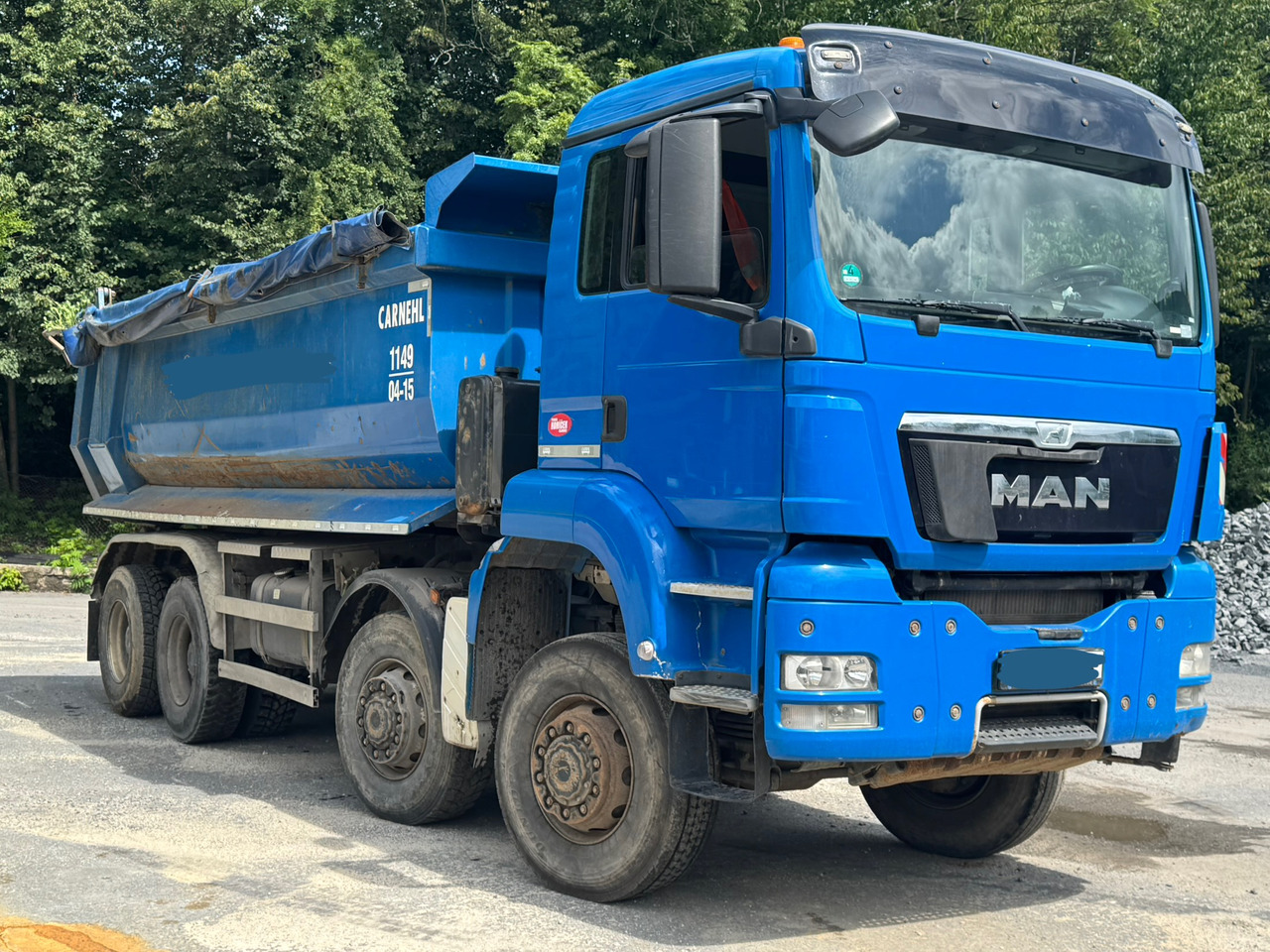 MAN TGS 35.440 / WYWROTKA / 8X8 / TYLNOZSYPOWA / 220 TYS KM / 2015 / E5 - Volquete camión: foto 1 MAN TGS 35.440 / WYWROTKA / 8X8 / TYLNOZSYPOWA / 220 TYS KM / 2015 / E5 - Volquete camión: foto 1