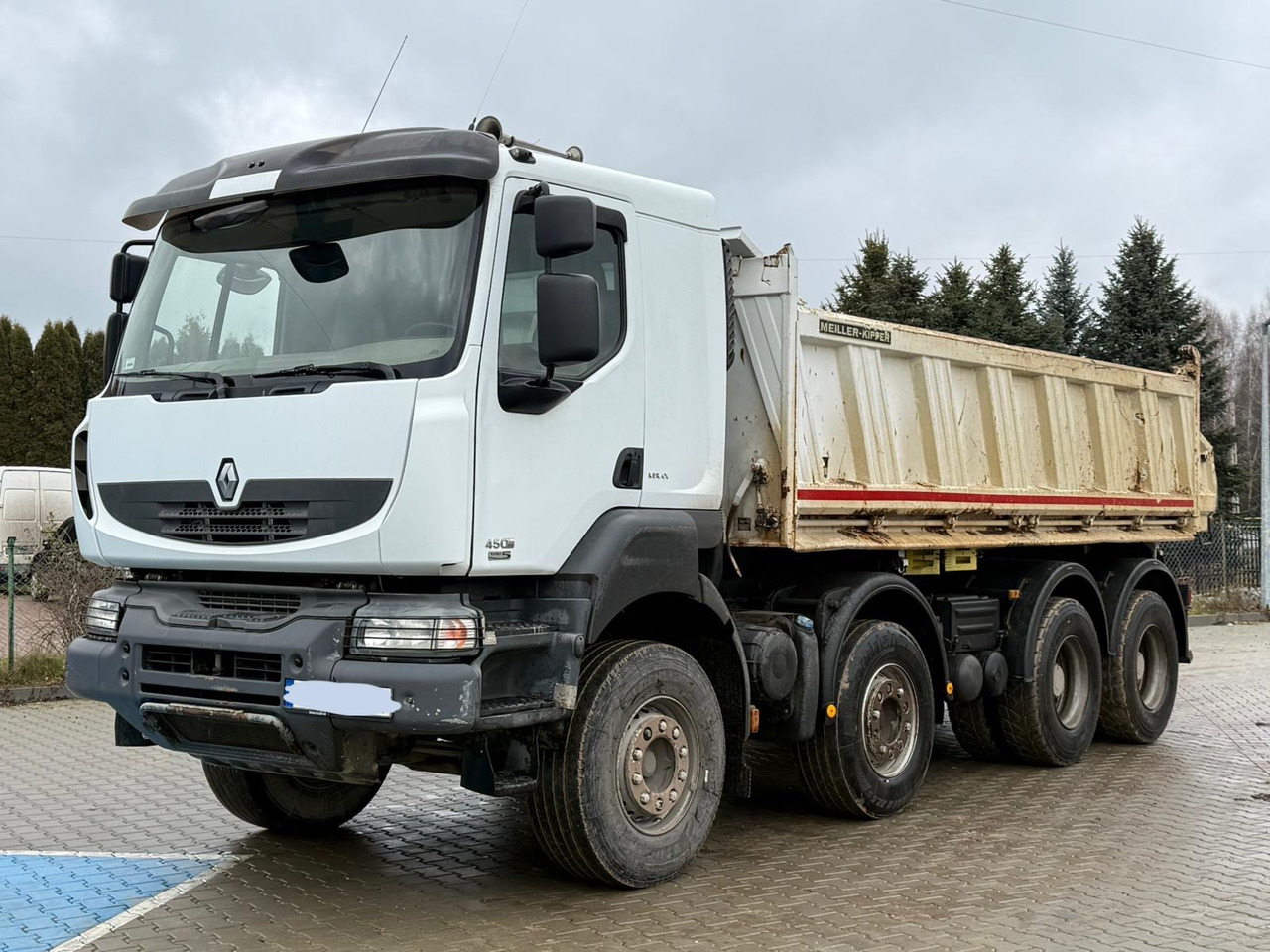RENAULT KERAX 450 DXI / WYWROTKA / 8X4 / 3 STRONNA / MEILLER / EURO 5 - Volquete camión: foto 2 RENAULT KERAX 450 DXI / WYWROTKA / 8X4 / 3 STRONNA / MEILLER / EURO 5 - Volquete camión: foto 2
